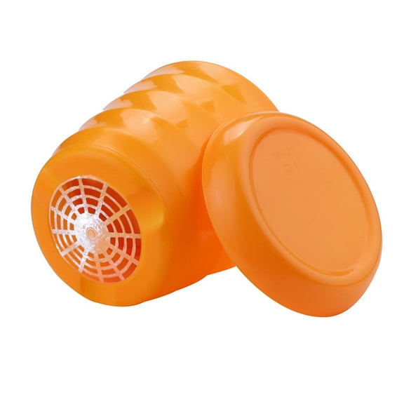 LHWEN Colorful Mini Plastic Flower Pot with Saucer Succulent Planter Modern Design Home Garden Balcony Terrace Decor with Holes for Small Plants Flowers