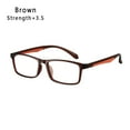 thumbnail image 1 of Unisex Women&Men Eyeglasses Reading Reading Glasses Magnifying Eyewear Presbyopia Eyeglasses Clear HD Lens BROWN STRENGTH 3.50, 1 of 1