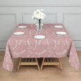 thumbnail image 3 of Floral Square Tablecloth 52x52in(132x132cm) – Waterproof Polyester Printed Table Cover, Wrinkle Resistant & Washable for Kitchen Dining Picnic Party Decor, Thanksgiving,Christmas, Spring,Flower, 3 of 6