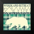 thumbnail image 2 of Kimberly, Allen 12x12 Black Modern Framed Museum Art Print Titled - Welcome to The Woods 3, 2 of 5