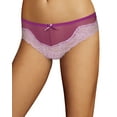 thumbnail image 1 of Maidenform 738994169198 Womens Comfort Devotion Mesh & Lace Tanga, New Vanda Orchid with Raspberry Icing - 6, 1 of 2