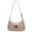 Pink, variant on Yucurem Pu Leather Chic Hobo Bag Adjustable Strap Women Y2k Messenger Bag (White) PU Leather bag (White)