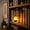 Ghost Reader, variant on Library Lantern Decorative Bookshelf Lighting, 9.3in Mini Bookshelf Lamp with Hanging Lantern Design, Warm Amber LED Bookshelf Lamp for Book Nook, Home Library and Shelf Decor(Reading Ghost)