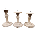 thumbnail image 3 of BingLTD - 32" Tall Bradford Round Pedestal Table Base (WH-Bradford32-UNF), 3 of 4