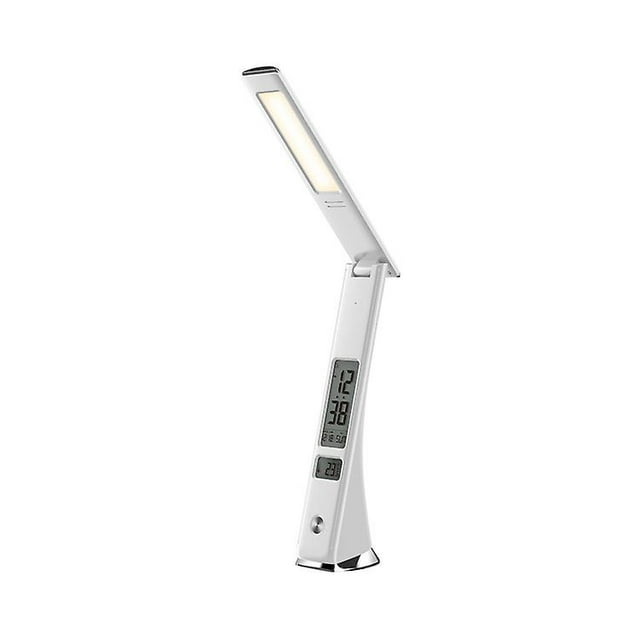 Lámpara de escritorio plegable LED recargable con protección para los ojos, luz de noche para lectura, color blanco