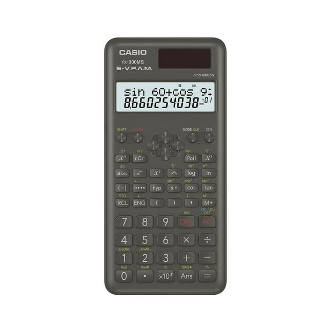 CASIO fx300MSplus2, calculatrice scientifique à 2 lignes