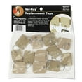 thumbnail image 2 of PM Company 4985 Extra Blank Hook & Loop Tags, Security-Backed, 1 1/8 X 1, Beige (12/Pack), 2 of 2