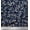 Dark Navy Blue, variant on Soimoi Brown Cotton Voile Fabric Scroll Abstract Printed Craft Fabric by the Yard 42 Inch Wide
