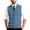Dark Blue, variant on Men's V-Neck Sleeveless Knit Cardigan Vest Green S