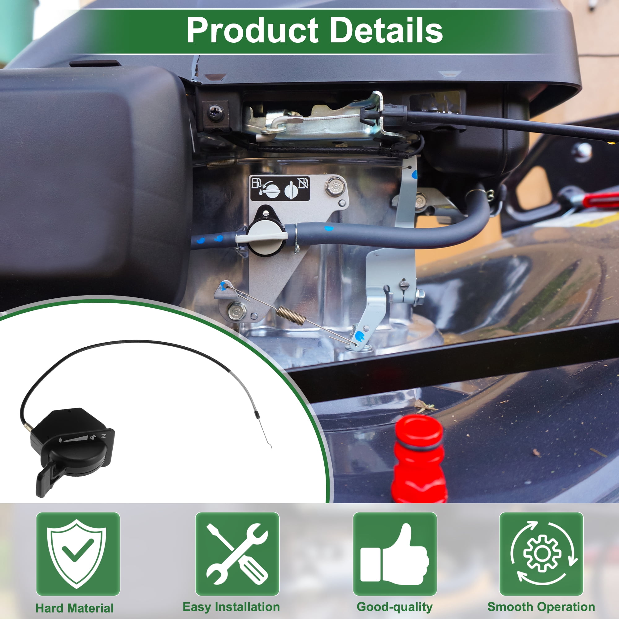 Unique Bargains Lawn Mower Throttle Cable for CUB CADET XT1-LT42 EFI 2017-2020 94605254