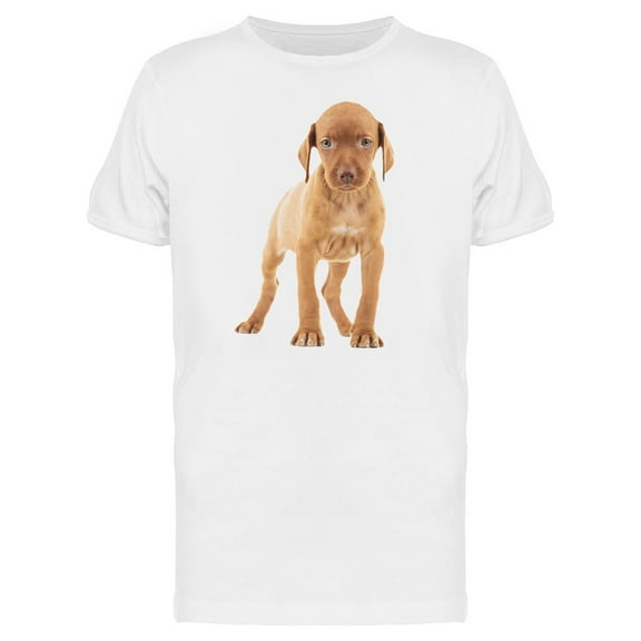 Cute Viszla Puppy Dog T-Shirt Men -Image by Shutterstock, Male Medium
