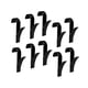 thumbnail image 5 of 10 perchas para toallas calentadas, toallero para colgar ropa, batas y toallas. Negro, 5 of 9