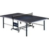 T8521 STS 185 Tournament Blue Top Foldable Table Tennis Table with 3D Corner Protector STIGA 72 Pivoting Net and Post System