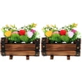 thumbnail image 6 of Set of 2 Simulation Flowers with Pot Artificial Plants Outdoor Floral Vase, 6 of 8