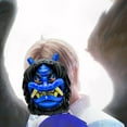 thumbnail image 2 of BELOVING Bull Spoof Full Face Cover Creative Movie Props Masquerade Costume for Blue, 2 of 10