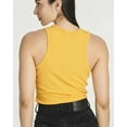 thumbnail image 4 of Real Essentials 5 Pack: Women's Ribbed Sleeveless Cropped Racerback Tank Top Casual Crop Top, 4 of 6