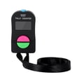 thumbnail image 1 of spellwife Electronic Digital Hand Tally Counter Electronic Add and Subtract Manual Clicker Handheld Mechanical Number Click Counter Handheld Number Clicker with Neck Lanyard for Golf Sports, 1 of 6