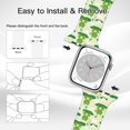 thumbnail image 2 of Frog Watch Band Compatible Con Apple Watch 38 Mm, 40 Mm, 41 Mm, 42 Mm, 44 Mm, 45 Mm, 49 Mm, Correa De Silicona De Repuesto Para Apple Watch Se Ultra Iwatch Series 10/9/8/7/6/5/4/3/2/1, Regalos Para Mu, 2 of 5