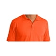 thumbnail image 5 of Port & Company Men's Tall 55Ounce Jersey Knit Polo Safety Orange Size XLT, 5 of 5
