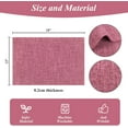 thumbnail image 2 of Woven Fabric Placemats Set of 4 Heat Resistant Place Mats Non Slip Washable Double Layer Cloth Placemats Reversible Table Mats Kitchen Dining Table Decor, 2 of 9