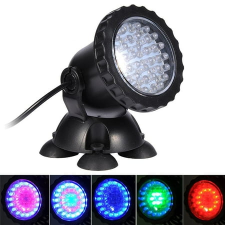 Anauto 36-LED Waterproof Submersible Spotlight Landscape Lamp for Aquarium Garden Pond Pool Tank, Spotlight