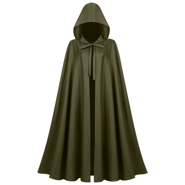 Jupe Élastique Taille Haute Couleur Unie Halloween pour Femmes, Robe Longue Inspirée de la Renaissance, Jupe de Fête en Polyester Vert Militaire, Longueur Régulière, Style Décontracté et à la Mode