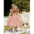 thumbnail image 6 of Arshiner Toddler Tutu Dresses Summer Tulle Cotton Birthday Birthday Dress for Girls, 6 of 7