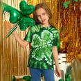 thumbnail image 2 of Boys Girls T Shirt St Patricks Day Unisex Kids Short Sleeve Crew Neck Graphic Tees For Boys Girls Green Size 6-7 Years, 2 of 4