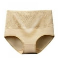 thumbnail image 2 of Womens Underwear, No Muffin Top Full Coverage Cotton Underwear Briefs Soft Stretch Breathable Ladies Panties for Women, 2 of 3