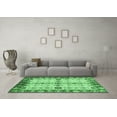 thumbnail image 3 of Ahgly Company Indoor Square Oriental Emerald Green Traditional Area Rugs, 4' Square, 3 of 4