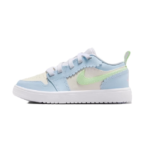 Little Kid's Jordan 1 Low Alt SE Half Blue/Vapor Green-Sail (IB7117 403) - 2
