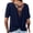 Navy, variant on Womens Open Back Workout Tops Loose Short Sleeve Athletic Gym T Shirts