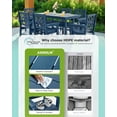 thumbnail image 2 of 5-Piece All-Weather HDPE Patio Dining Set for 4 with Umbrella Hole (Blue), 2 of 13