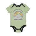 thumbnail image 3 of Star Wars The Child Infant Baby Boys Cuddly Mix N' Match Short Sleeve Bodysuit Long Graphic T-Shirt and Pants 4 Piece Layette Set 12 Months, 3 of 5