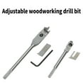 thumbnail image 6 of For Woodworking Flat Boring Spades Bit Cutter Set Expandable High Carbon Steel Drill Bits 15-45mm/22-75mm Easy to Adjust, 6 of 8