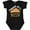 AB-Black, variant on Inktastic Powered by Pizza Boys or Girls Baby Bodysuit