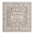 thumbnail image 3 of Unique Loom New Classical Collection Area Rug - Olympia (4' Square Light Gray/Ivory), 3 of 7