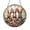 Acrylic 3.5 Inch, variant on Floral Bunny Trio Stained Glass Style Suncatcher Window Hanging Decor, Cute Rabbit Decorative Glass Panel Art with Bow Detail for Spring Window Decoration Ornament