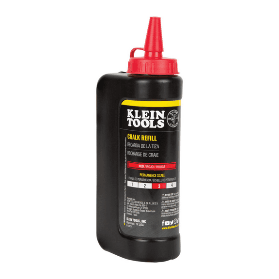 Klein Tools Chalk Refill, Red