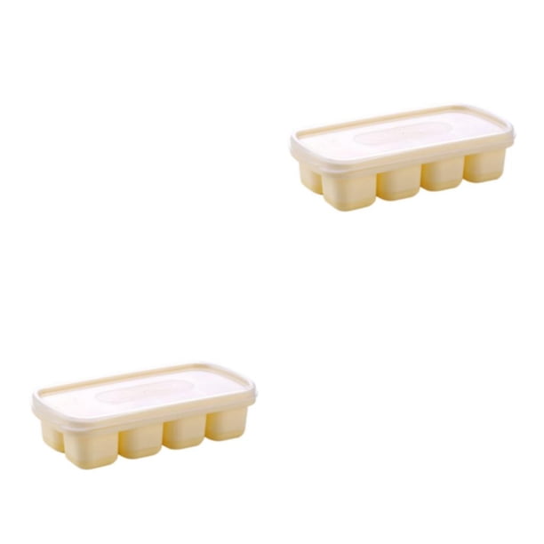 Molde para bandeja de cubitos de hielo apilable Yuarrent de 30ml a prueba de polvo de plástico