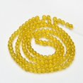 thumbnail image 2 of 1Strand Crackle Glass Beads Strands Round Gold 6mm Hole: 1.3~1.6mm about 133pcs/strand 31.4 inch, 2 of 2