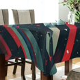 thumbnail image 5 of Yayeee Tablecloths 54" x 72" Rectangle Wrinkle Resistant Party Table Cover, Stars Abstract Lines, 5 of 8