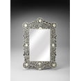 thumbnail image 2 of Butler Specialty Bone Inlay Accent Wall Mirror In Black, 2 of 2