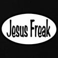 thumbnail image 2 of CafePress - Jesus Freak Oval Maternity Dark T Shirt - Maternity Dark T-Shirt, 2 of 3