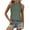 Green, variant on Basic Cute Women Tank Top Sleeveless Eyelet Shirts Crew Neck Summer Loose Fit Workout Layering Green XXL