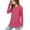 Hot Pink, variant on Girls Long Sleeve Tunic Shirts Kids Crewneck T-Shirts Spring Tops Tees Kids Flowy Hem Side Slit Soft Tunic Tee Tops Sweatshirt Hoodie for Girl 3Y
