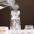 thumbnail image 4 of Botella de tetera de vidrio doble, taza de té con tetera, botella de té portátil, taza de té de viaje suelta con filtro, taza de té de doble uso Ofspeizc CPB-US-WZY130-4, 4 of 5