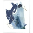 thumbnail image 3 of Great Art Now Indigo Collide by Melissa Wang 3 Piece Canvas Art Set Each 12"W x 15"H, 3 of 4