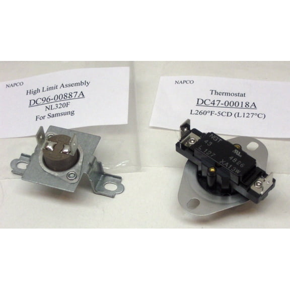 Dryer Thermal Fuse Thermostat PAK DC47-00018A DC96-00887A for Samsung