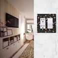 thumbnail image 5 of Yayeee Rocker Switch Wall Plate 3-Gang 6.5"x4.6" Home Decorative Outlet Cover, Dog Paws Pattern, 5 of 6